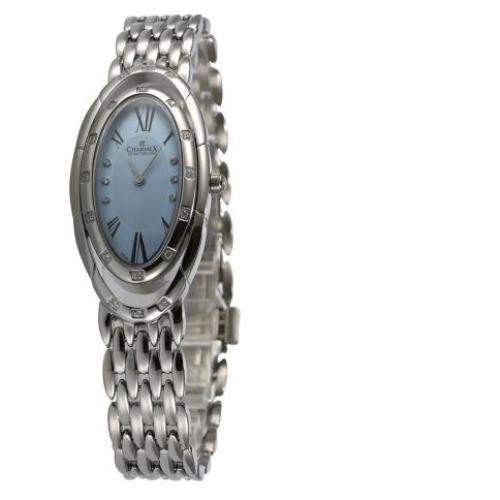 Charmex Ls Bracelet Watch Damen Silber Edelstahl Armband & Gehaeuse Uhr 5903
