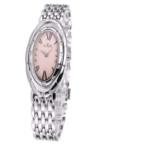 Charmex Ls Bracelet Watch Damen Silber Edelstahl Armband & Gehaeuse Uhr 5904