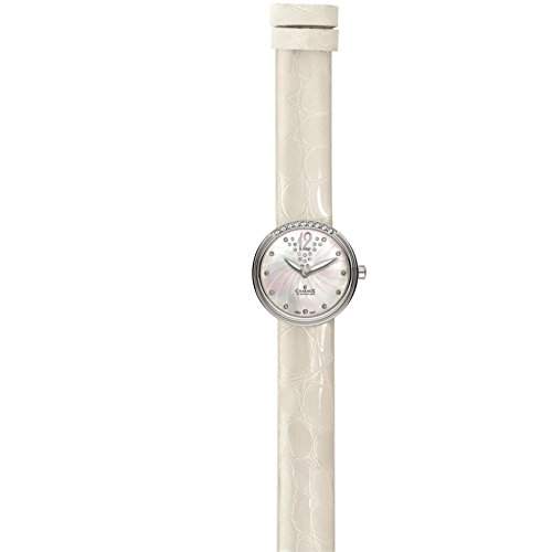 Charmex Capri Damen 30mm Silber Edelstahl Armband & Gehaeuse Uhr 6241