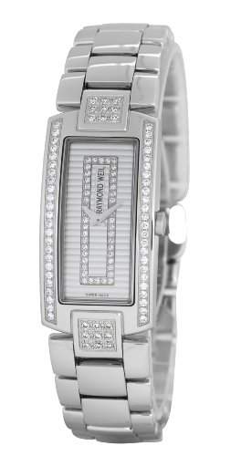 Raymond Weil Watches Damen-Armbanduhr Shine Analog Quarz Leder 1500-ST2-42381