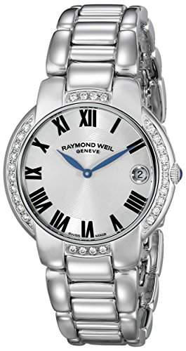Raymond Weil Jasmine Stainless Steel & Diamond Womens Luxury Watch Calendar 5235-STS-01659