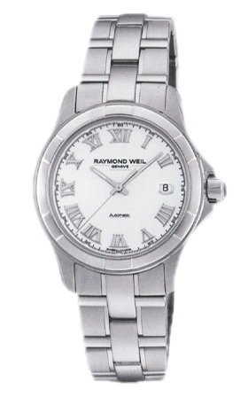 RAYMOND WEIL PARSIFAL MENS STAINLESS STEEL CASE AUTOMATIC UHR 2970 ST 00308