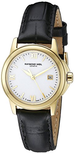 RAYMOND WEIL TRADITION WOMENS STAINLESS STEEL CASE DATE UHR 5376 P 00307