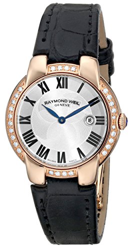 Raymond Weil Jasmine Rose Gold Plated Steel Diamond Womens Watch Date 5229 PCS 01659
