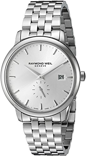 Raymond Weil Toccata Quartz Stainless Steel Mens Watch Silver Dial Calendar 5484 ST 65001