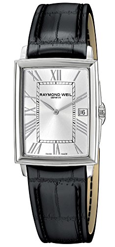Raymond Weil Tradition Stainless Steel Mens Strap Watch Silver Dial 5456 STC 00658