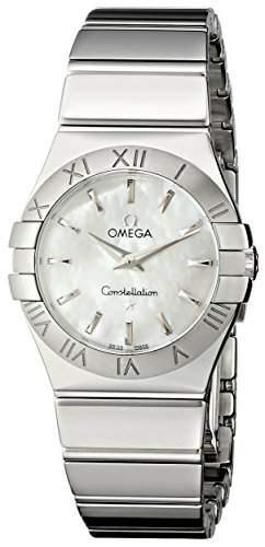 Omega Damen-Armbanduhr Analog Quarz Edelstahl 12310276005002