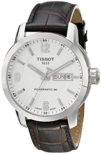 Tissot Herren-Armbanduhr Analog Automatik Leder T0554301601700