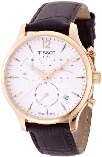 Tissot Herren-Armbanduhr Chronograph Quarz Leder T0636173603700