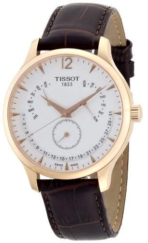Tissot Herren-Armbanduhr Analog Quarz Leder T0636373603700