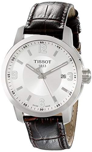 Tissot Herren-Armbanduhr Analog Quarz Leder T0554101603700