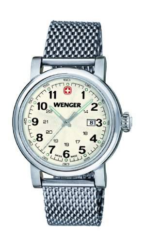 Wenger Damen-Armbanduhr XS Urban Classic Analog Quarz Edelstahl 011021103