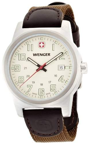 Wenger Herren-Armbanduhr XL Field Classic Analog Quarz Nylon 72803W