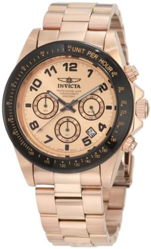Invicta Mens Rose Gold Chronograph Speedway Watch 10705