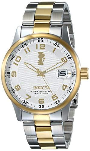 Invicta Unisex-Armbanduhr Analog Quarz Edelstahl beschichtet 15260