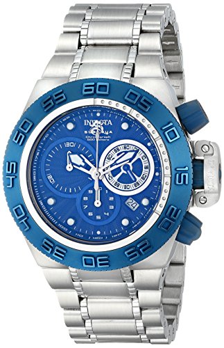 Invicta Mens 10150 Subaqua Noma IV Chronograph Royal Blue Textured Dial Watch