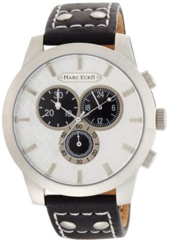 Marc Ecko Herren E14539G1 Der Prescott Chronograph Silver Dial Uhr