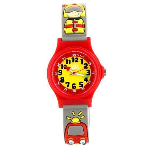 Baby Watch Kinder-Armbanduhr Abc Pin Pon Quarz Grau Abc Pin Pon
