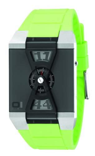 THE ONE - Binary Watch Herren-Armbanduhr Turning Disc X Digital Quarz AN09G02