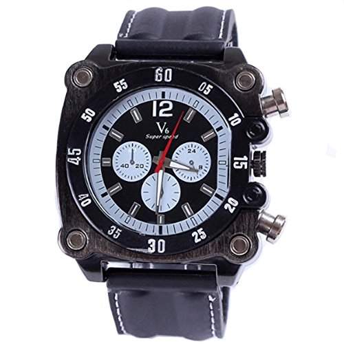 High Quality Big Size Gummiuhrenmarke Luxus Uhren zu Male Quarz-Quadrat-Waffen Sport Armbanduhren