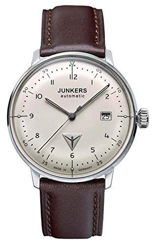 Junkers Herren-Armbanduhr Analog Automatik Leder 60565