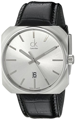 CK Calvin Klein Uhr K1R21120 Leder weiss