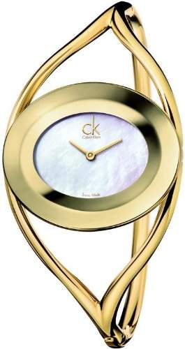 Calvin Klein Damen-Armbanduhr Analog Quarz Edelstahl K1A2381G