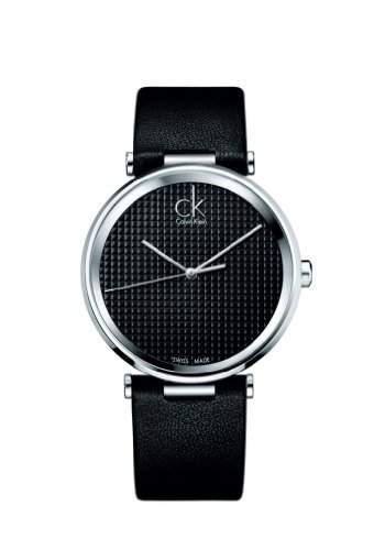 Calvin Klein Herren-Armbanduhr Analog Quarz Leder K1S21102