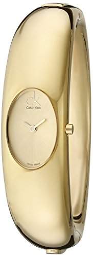 Calvin Klein Damen-Armbanduhr Analog Quarz Edelstahl K1Y23209