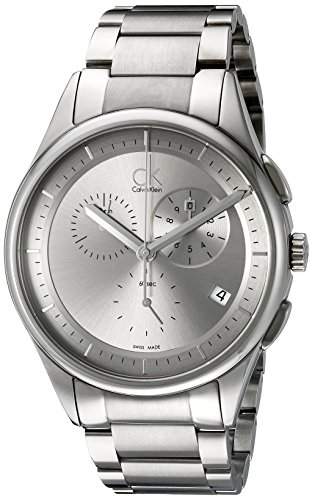 Calvin Klein Herren-Armbanduhr Analog Quarz Edelstahl K2A27920