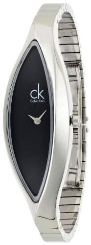 Calvin Klein Damen-Armbanduhr Analog Quarz Edelstahl K2C23102