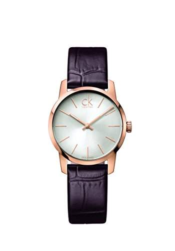 Calvin Klein Damen-Armbanduhr Analog Quarz Leder K2G23620