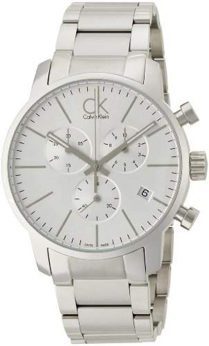 Calvin Klein Herren-Armbanduhr Chronograph Quarz Edelstahl K2G27146