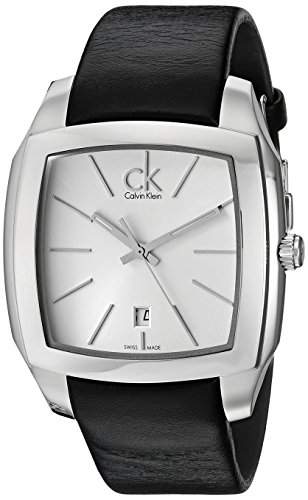 Calvin Klein Herren-Armbanduhr Analog Quarz Leder K2K21120