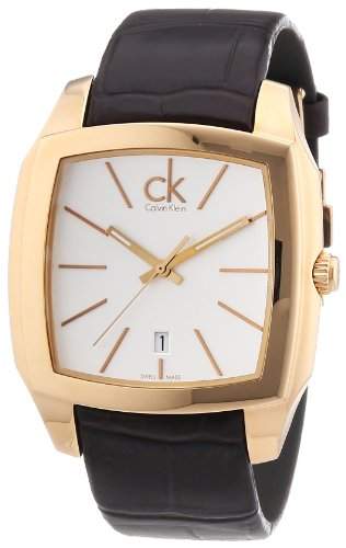 Calvin Klein Herren-Armbanduhr Analog Quarz Leder K2K21620