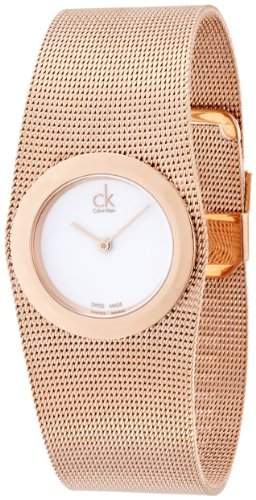 Calvin Klein Damen-Armbanduhr Analog Quarz Edelstahl K3T23626