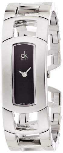 Calvin Klein Damen-Armbanduhr Analog Quarz Edelstahl K3Y2M111