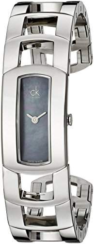 Calvin Klein Damen-Armbanduhr Analog Quarz Edelstahl K3Y2M11F