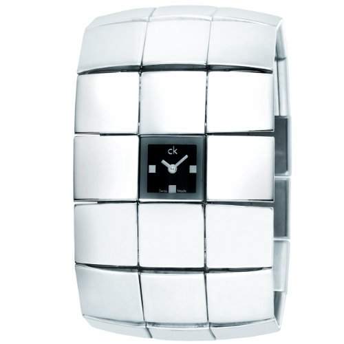 Calvin Klein Damen-Armbanduhr 13mm Armband Edelstahl + Gehaeuse Schweizer Quarz Analog K4023102