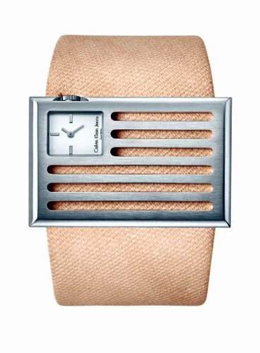 Calvin Klein Damen-Armbanduhr Banner Analog Textil K4513120