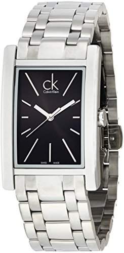 CK Herren-Armbanduhr XL Analog Quarz Edelstahl K4P21141