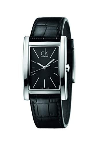 Calvin Klein Herren-Armbanduhr Analog Quarz Leder K4P211C1