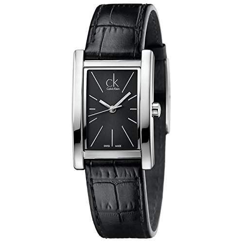 Calvin Klein Damen-Armbanduhr Analog Quarz Leder K4P231C1