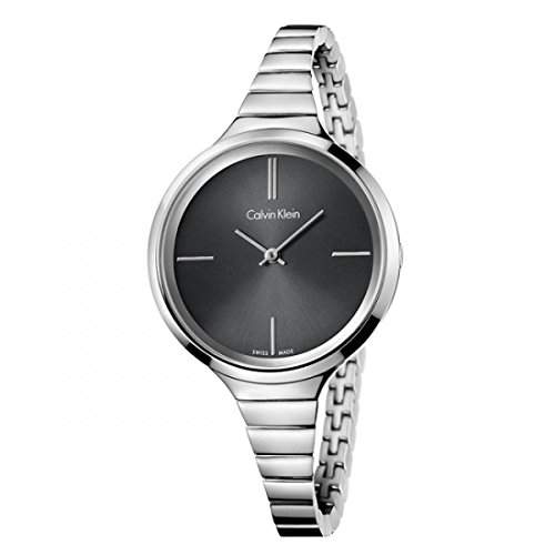Calvin Klein Damen-Armbanduhr Analog Quarz Edelstahl K4U23121