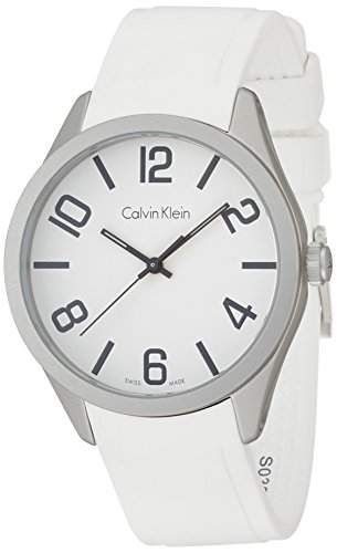 Calvin Klein Herren-Armbanduhr Analog Quarz Kautschuk K5E511K2