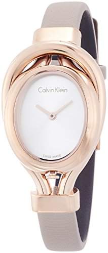 Calvin Klein Damen-Armbanduhr Analog Quarz Textil K5H236X6
