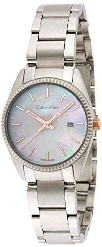Calvin Klein Damen-Armbanduhr Analog Quarz Edelstahl K5R33B4G