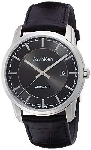 Calvin Klein Herren-Armbanduhr Analog Automatik Leder K5S341C1