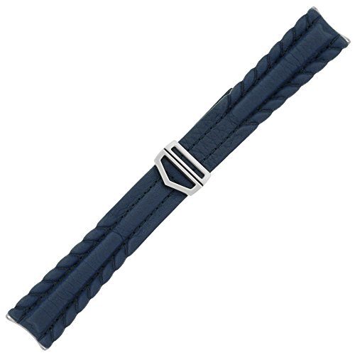 Tag Heuer 20 16 mm 600 Serie echt Leder blau Armbanduhr Band W Schnalle