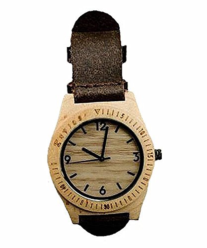 SAMGU Nouveau Uhren Damen Durchbohrt mechanische Uhr Leder armbanduhr Watch Holz Armbanduhr Handgefertigte